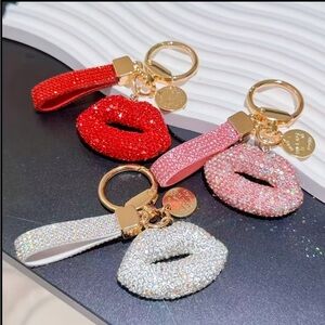 Sparkling Lip Keychains